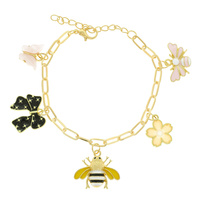 SPRING OUTING THEME CHARM BRACELET